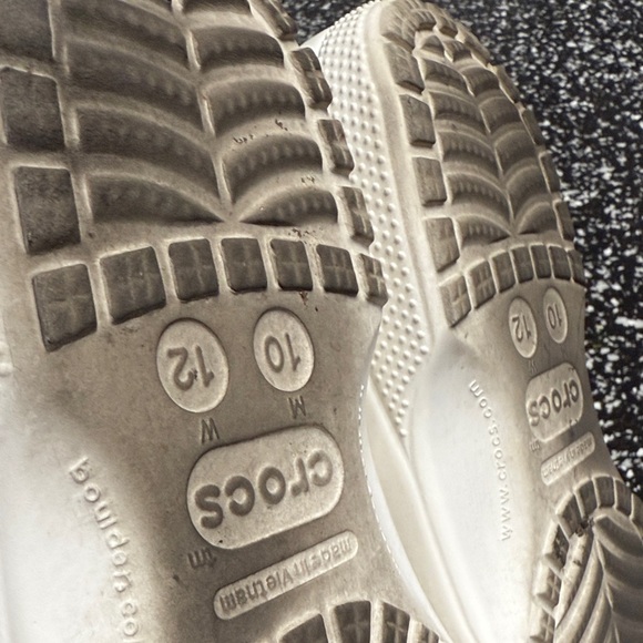 CROCS White Sz 10 men’s - Picture 3 of 10